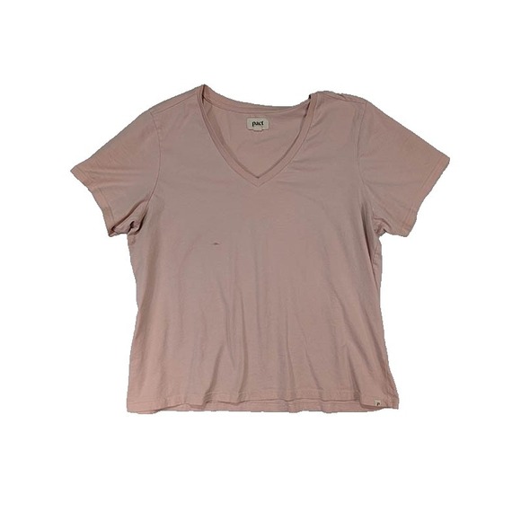 Pact Tops - Pact TShirt Womens XL 100% Cotton Pink Granola Girl Clean Sustainable Athleisure